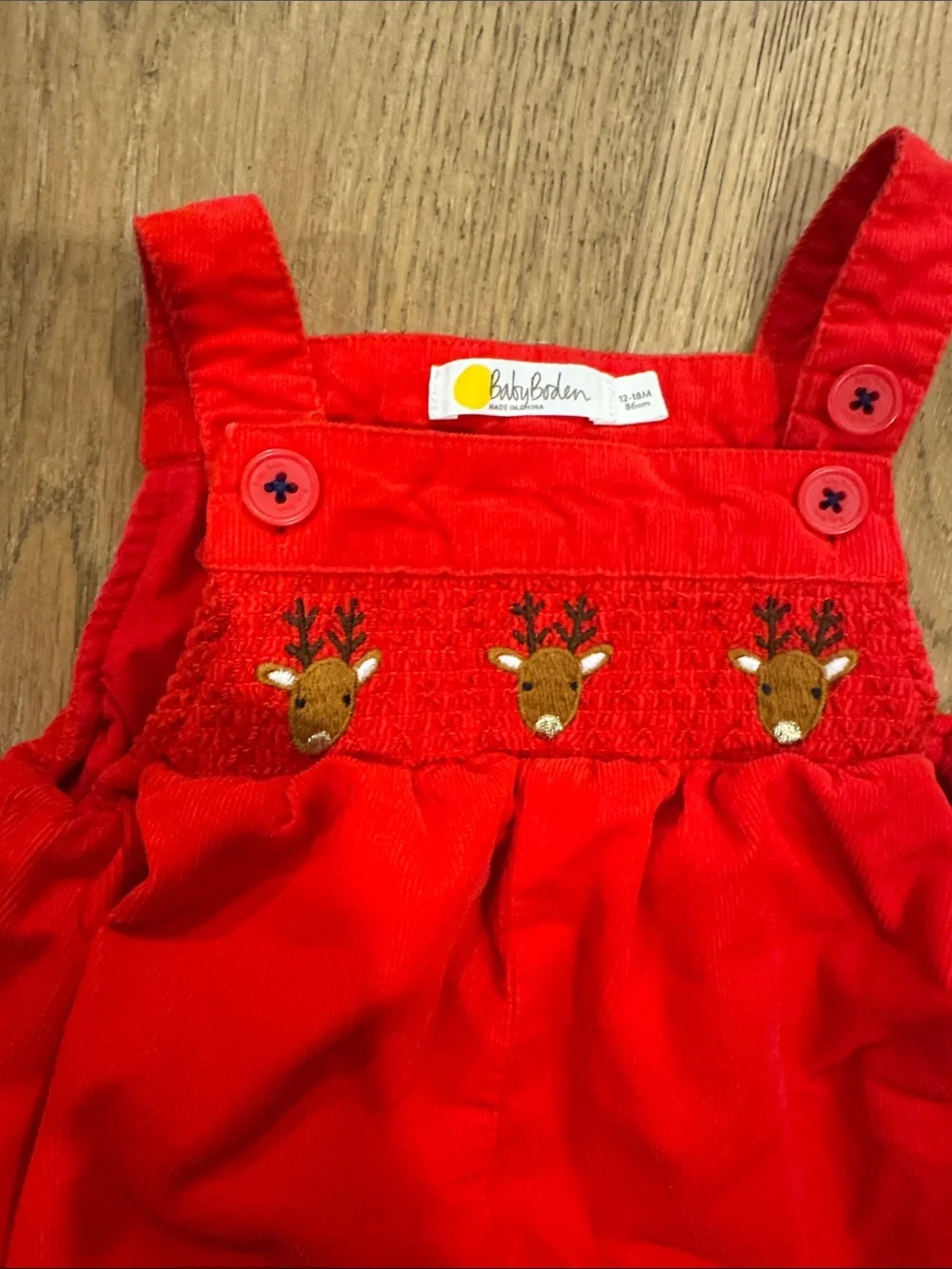 Baby Boden classic red